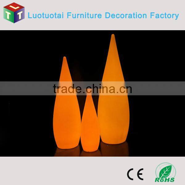 cheap plastic flexible led table/bar counter with light