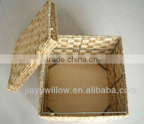 Natural water hyacinth storage trunk