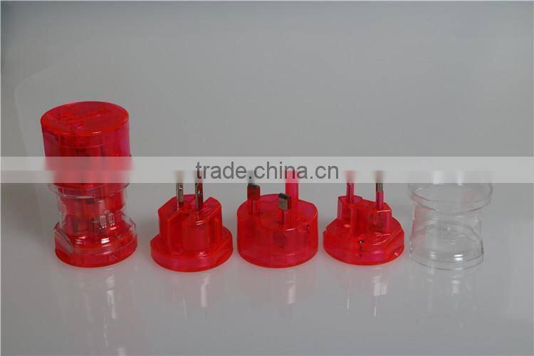 all in one universal international plug adapter world travel SY-02 DC power adapter 1european plug ac switching