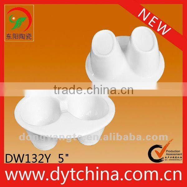 Factory direct wholesale 5 Inch custom logo ceramic snack bowl