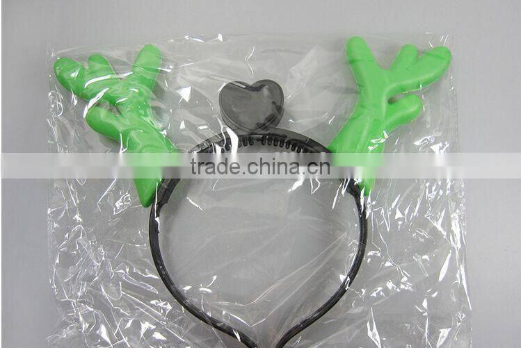 Christmas Gifts Santa LED Deer Horn Design Headband, Santa Clause Gifts For Kids, LED Christmas Decoration Kids Deer Headbands