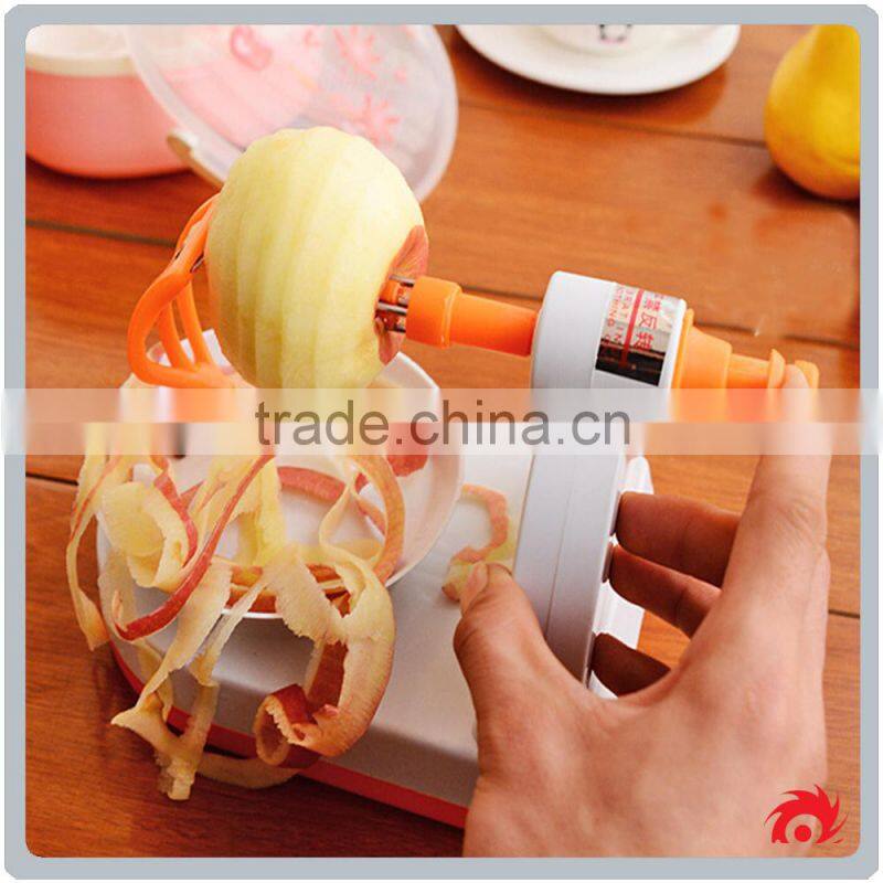 Kitchen Hand-operated Stainless Steel Fruit Apple Potato Tool Gadget Machine Corer cutter Peeler Slicer