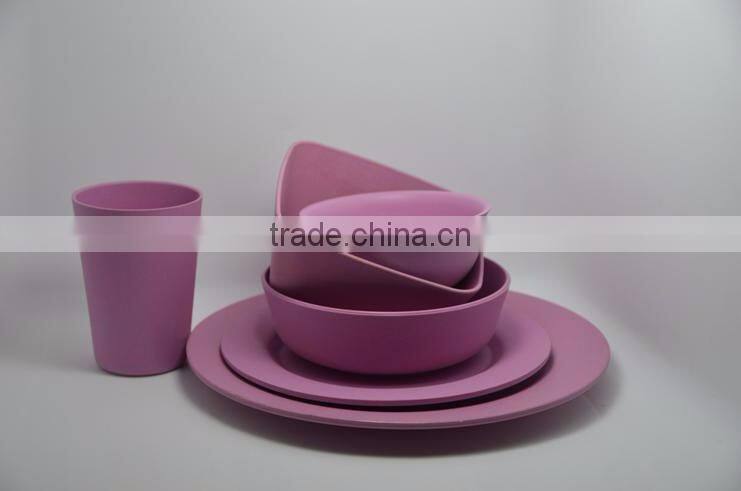 Hot-sell Bamboo Fiber Dinner Set (BC-CS1025)