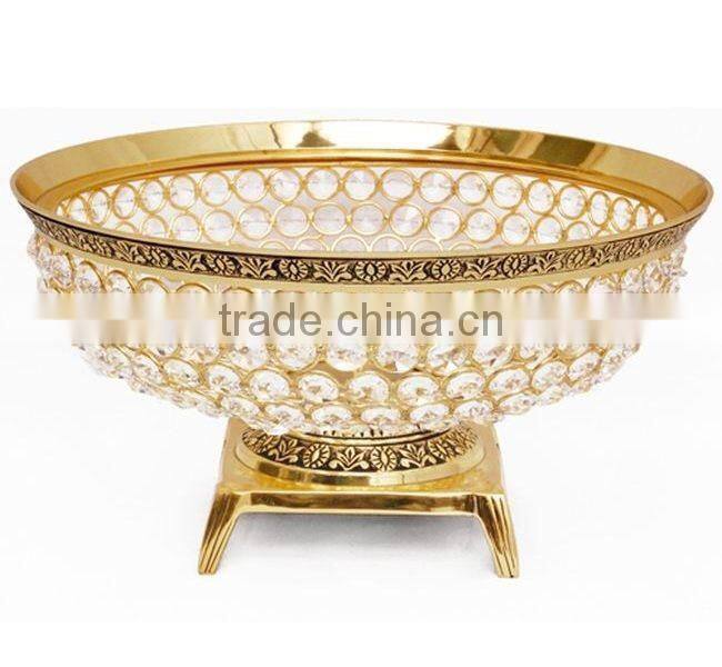 gold plated small candle stand