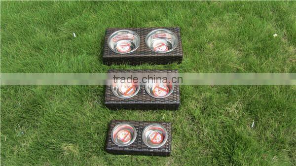 Nice rattan pet bowl made in China