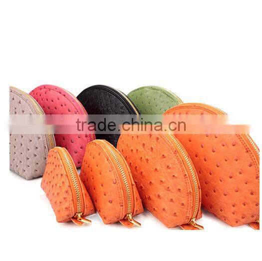 Beautiful promotional toiletry bag, shinny pu leather make up cosmetic case/bag