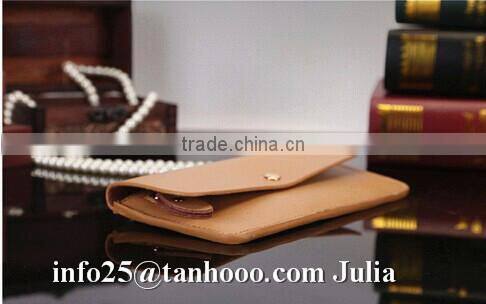 Handmade leather wallet/women slim wallet money clip