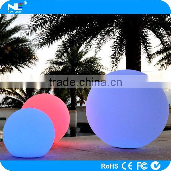 Rechargeable LED Lighting Outdoor RGBW Mixing Color Changing Glow Ball Adjustable Wireless Remote Control Mood Lamp Children