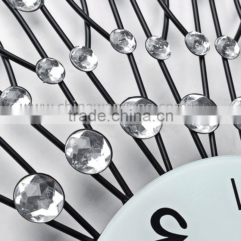 2015 china wholesale digital diy metal decorative wall clock