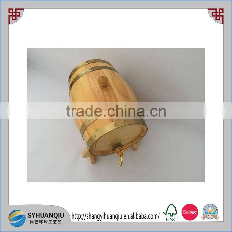 Vintage Old whiskey Wooden wine barrel 5L