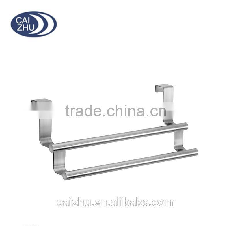 Over The Door Cabinet Double Bars Towel Hanger Towel Rack Towel Holder