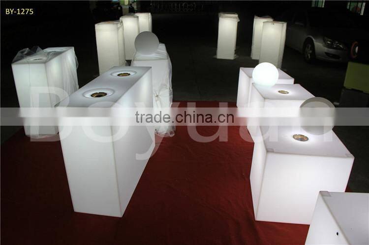 led hight table/led outdoor table/led rectangular table