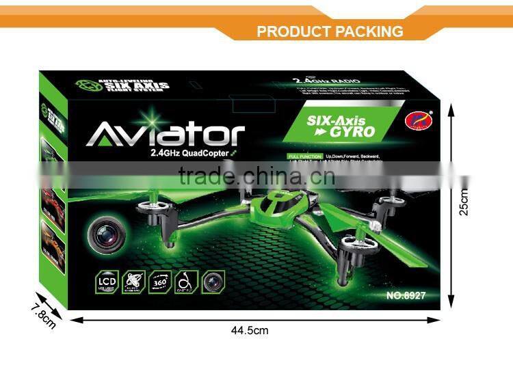 2015 hot selling! 8927V 2.4G 4 Channel 6 - Axle fpv rc quadcopter helicopter with camera, RPH202762