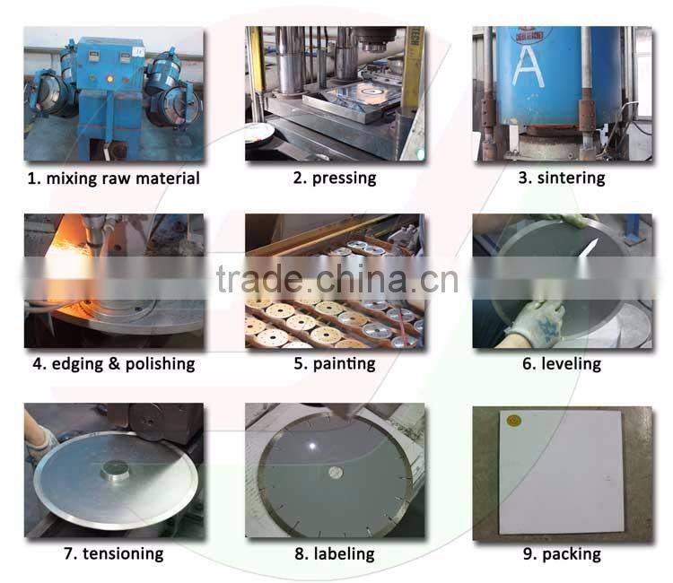 210mm diamond cutting disc for hard porcelain diamond saw blade for tile