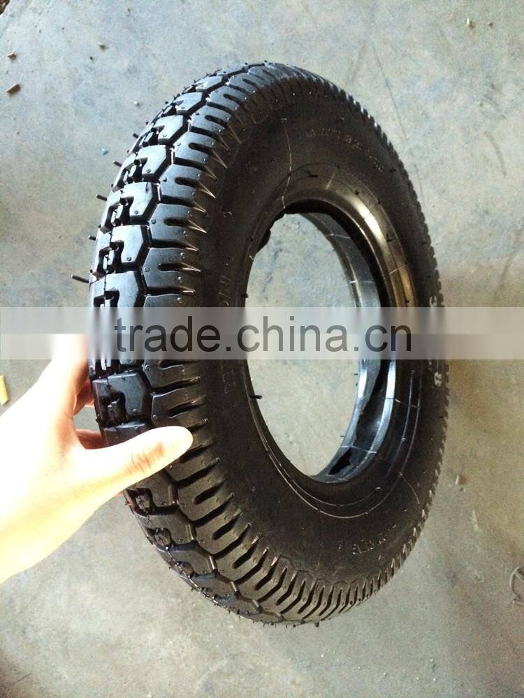 16 inch 3.5-8 high quality wheel barrow hand cart rubber wheel out tyre