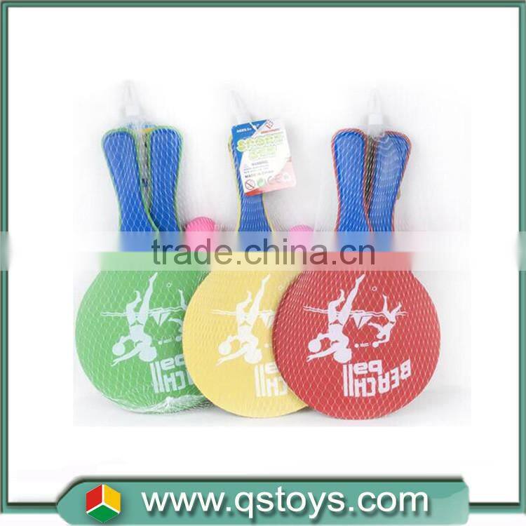 summer sea world plastic beach racket with 2balls for wholesale