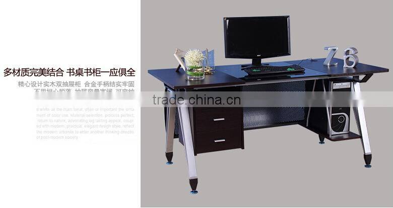 Office table popular Tempered glass office desk
