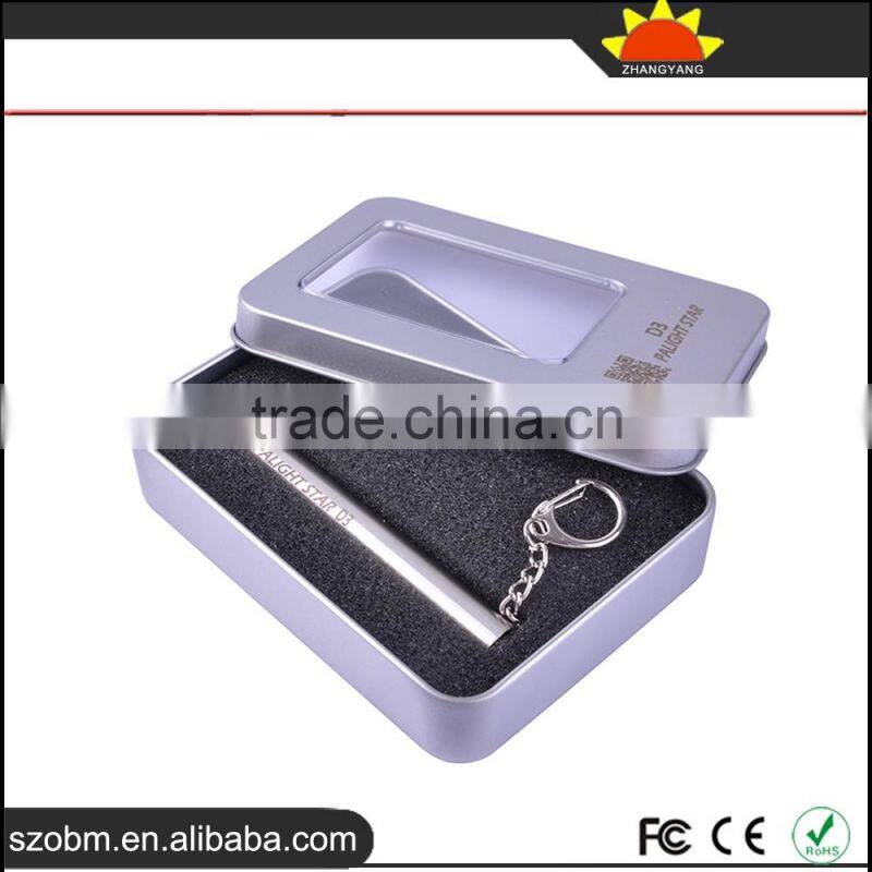 Wholesale STAR D3 Waterproof Mini portable Stainless Steel LED Flashligth Torch