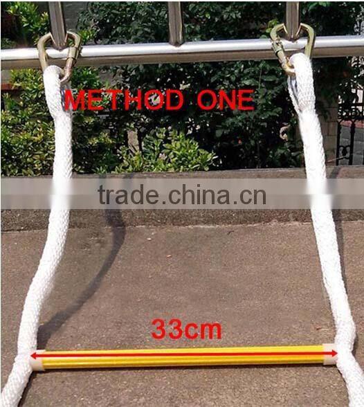 High Strength Nylon fire escape rope ladder for evacuation