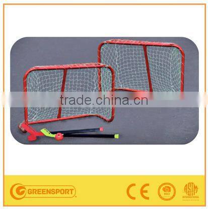 GSSHGSC Metal hockey Goal set with hockey sticks