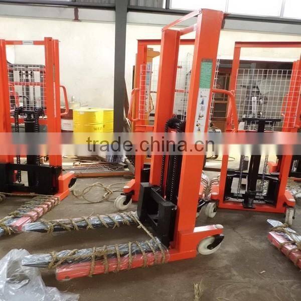 Best sale hydraulic manual stacker/ forklift for sale in dubai