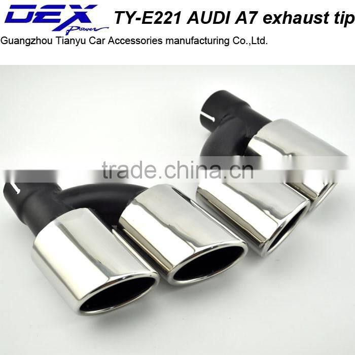 car universal muffler tip for Audi A7