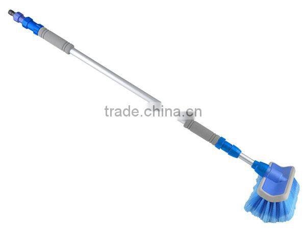 Telescopic handle soft bristle car wash brush