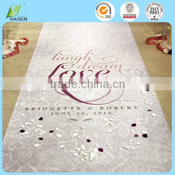 Disposable White Wedding Hall Carpet Runner