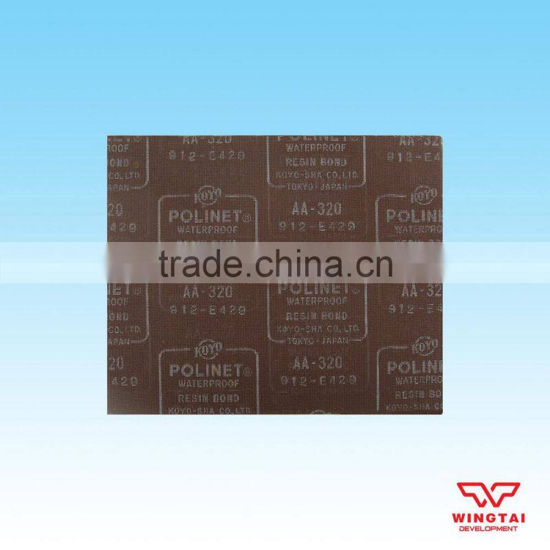 Polinet aluminium oxide abrasive cloth