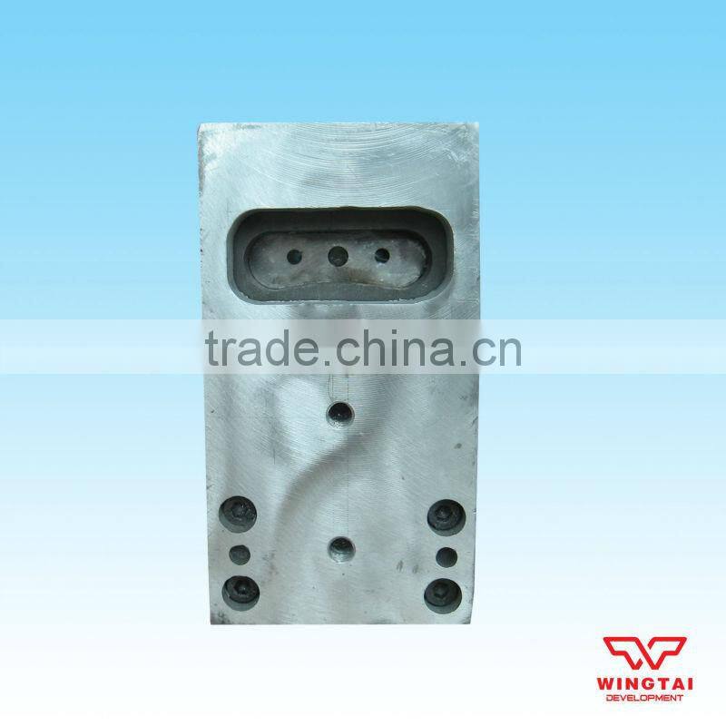 hand held shape punching machine install in cutting machine