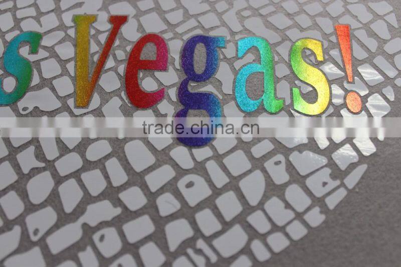 2017 popular souvenir city name design heat transfer