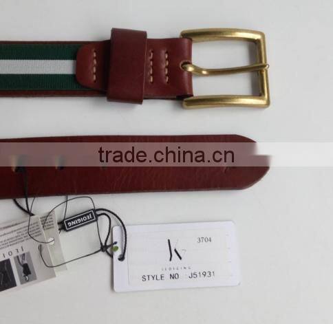 J51931 Trend Casual Belt Fashion Man's Dress Belt Casual Style Belt Genuine Leather Belt