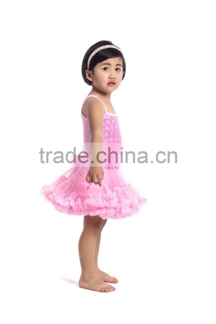 Hot children plain pure color dress for 2-7 year old little girl dress baby child dress wholesale