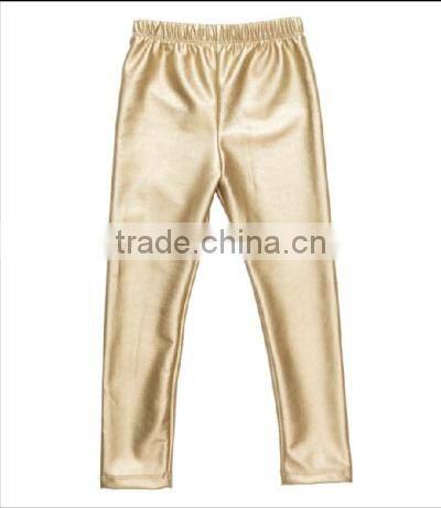 2016 Imitation Leather Leggins 100%PU Christmas halloween costumes for kids outfits boutique clothes wholesale alibaba