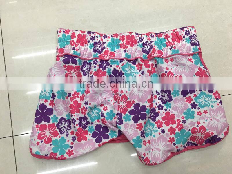 Stocklots clothing girl's running bermuda printed shorts
