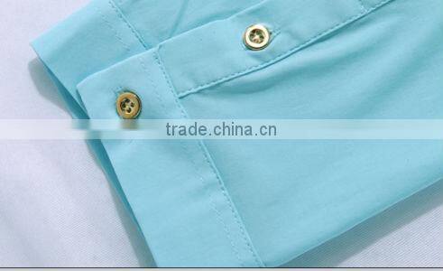 2014 hot styles Slim fit v-neck men's shirt