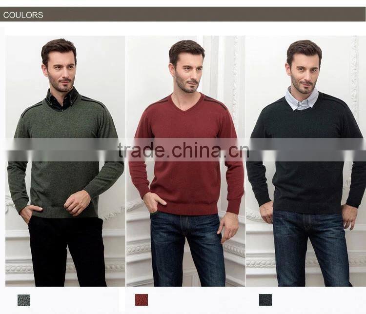 knitwear manufacturer custom design cashmere sweater for man