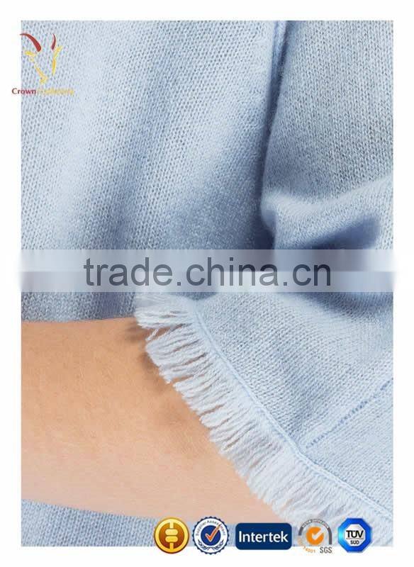 100% Cashmere Knitted Sweater Women Fashion Poncho