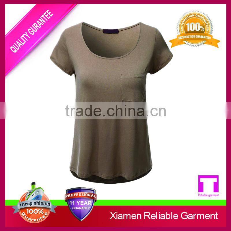 High quality brand fashion dip dye colour changing t shirt