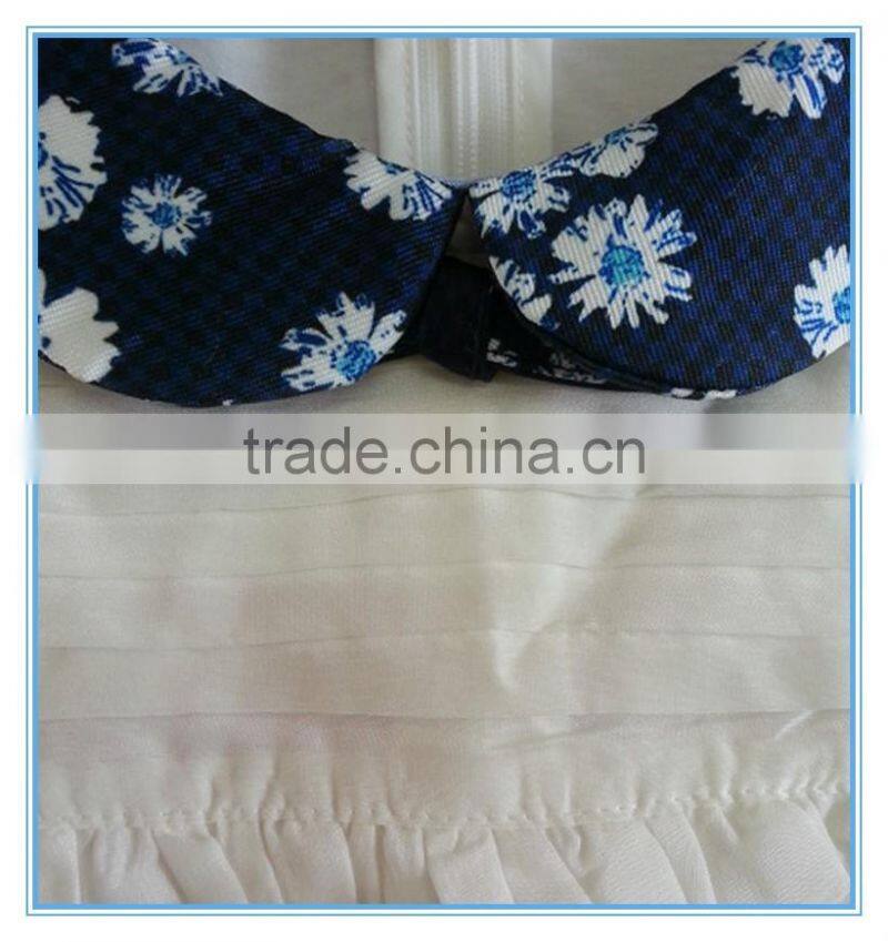 Wholesale OEM children girls cotton long sleeve shirt, girls boutique t shirt with flower printed turn over neck