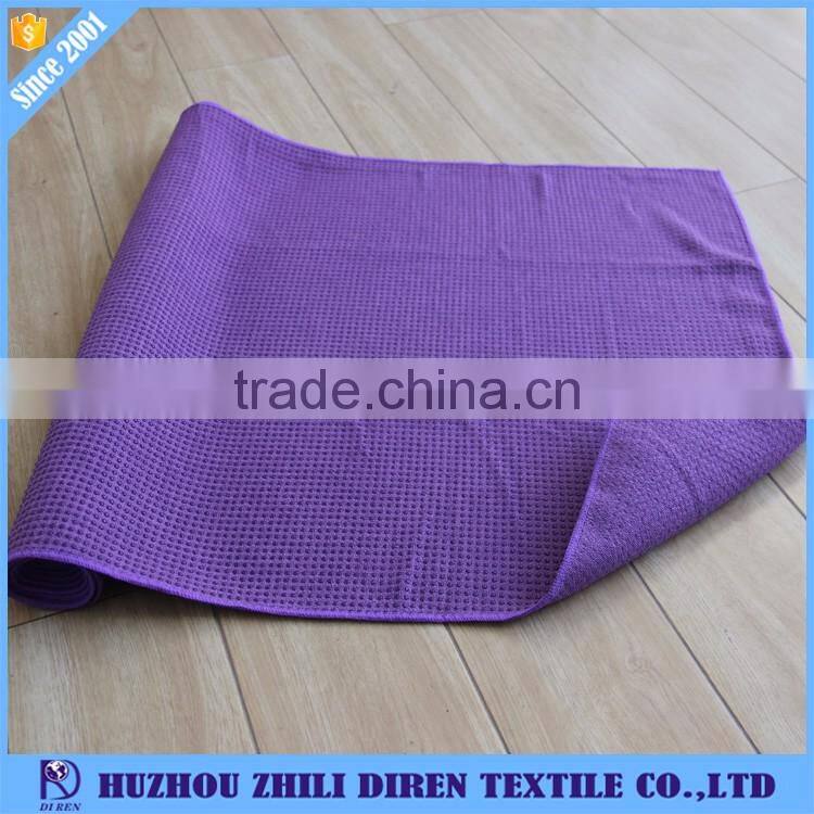 Eco-friendly non-slip microfiber yoga towel with silicone dot