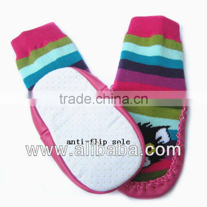 2013 small MOQ children socks floor socks indoor socks