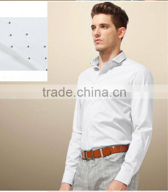2015 100%cotton Latest Wholesale Mens Dress Shirts