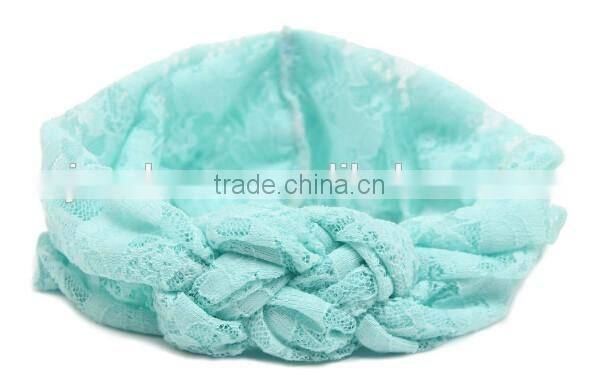 kids girl elastic lace cross headband, elastic lace headband for kids