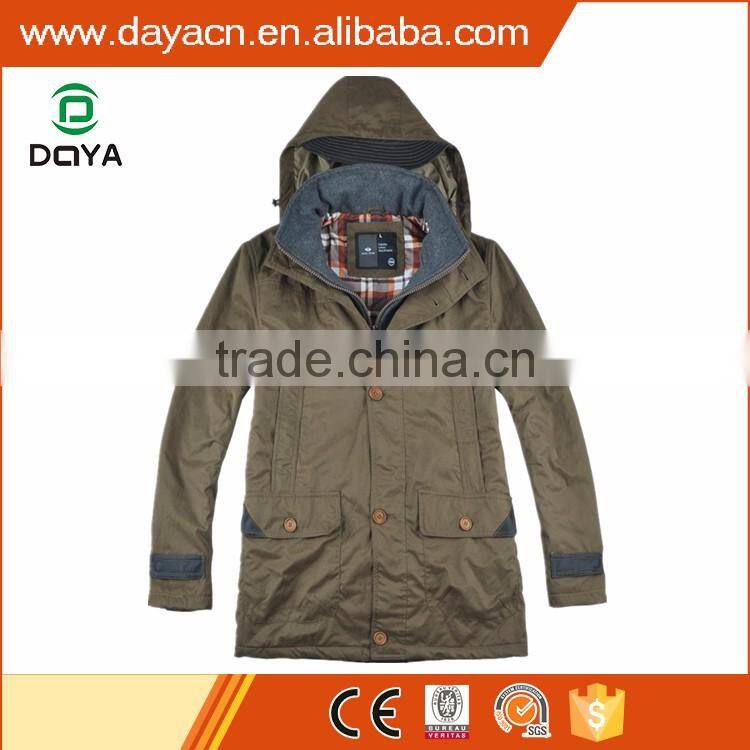 Custom hot sale fashion men's casual jacket with hood