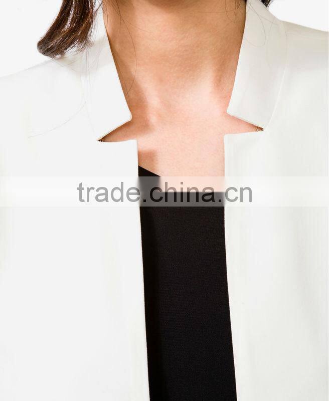 Corporate Open-Front Blazer