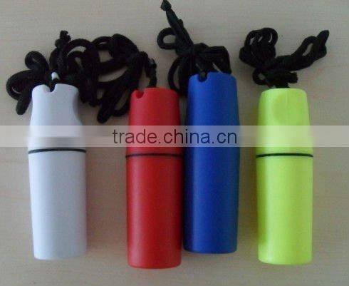 Rond waterproof box with lanyard/Coin containter