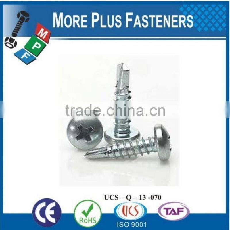 Made In Taiwan Cross Recessed Pan Head Self Drilling Screw Phil Recess Pan Head Self Drilling Screw