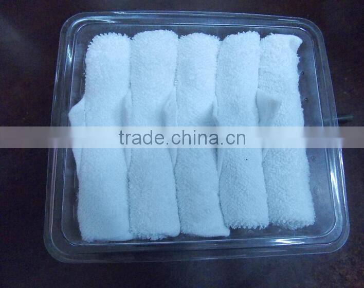 China 100% cotton Aviation/Airline hot towel