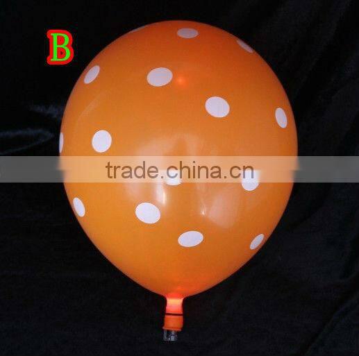 Wholesale LED Light latex Flashing balloon Party Decoration Valentine's day Gifts
